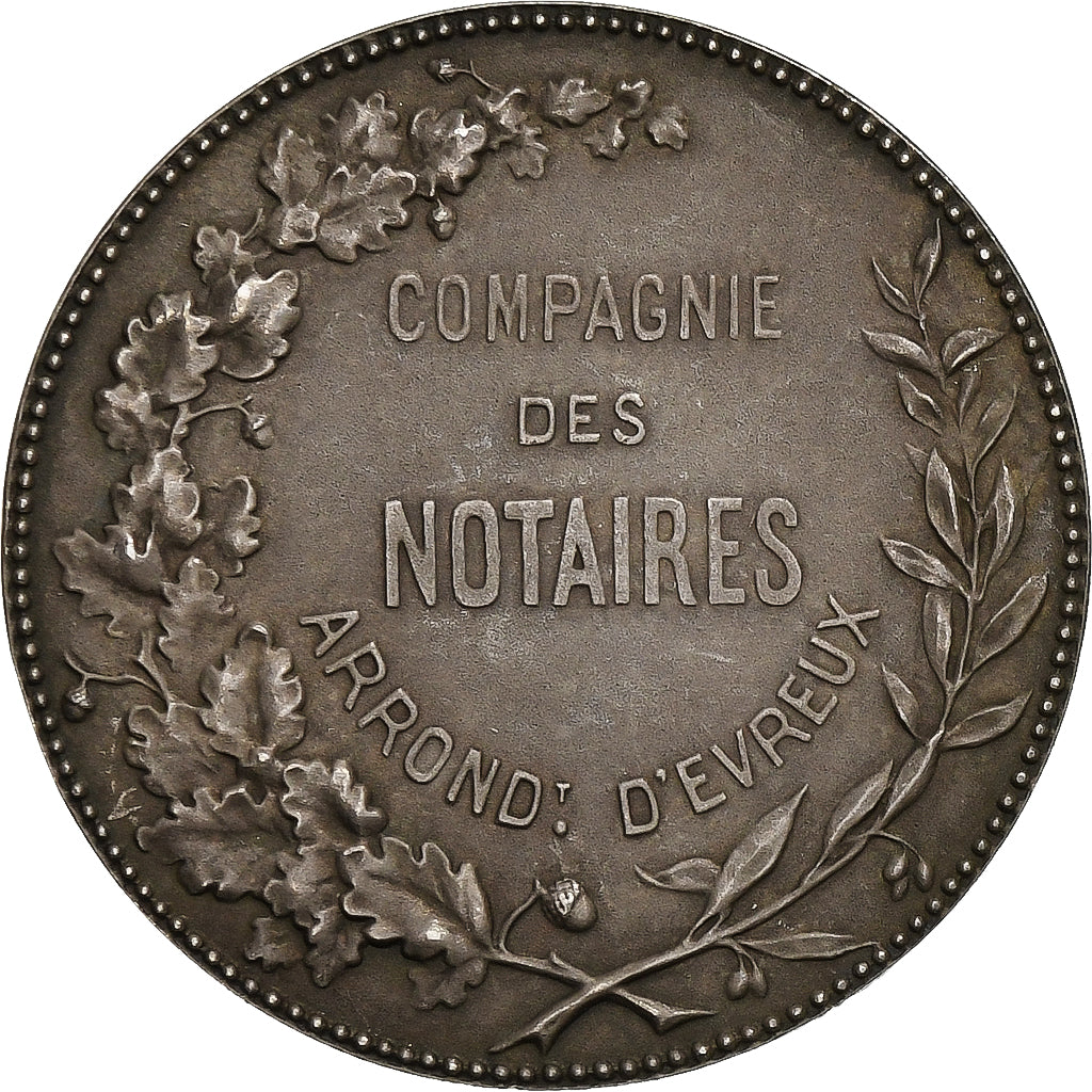 France, Token, Notaires de l'Arrondissement d'Evreux, Eure, Lavrillier