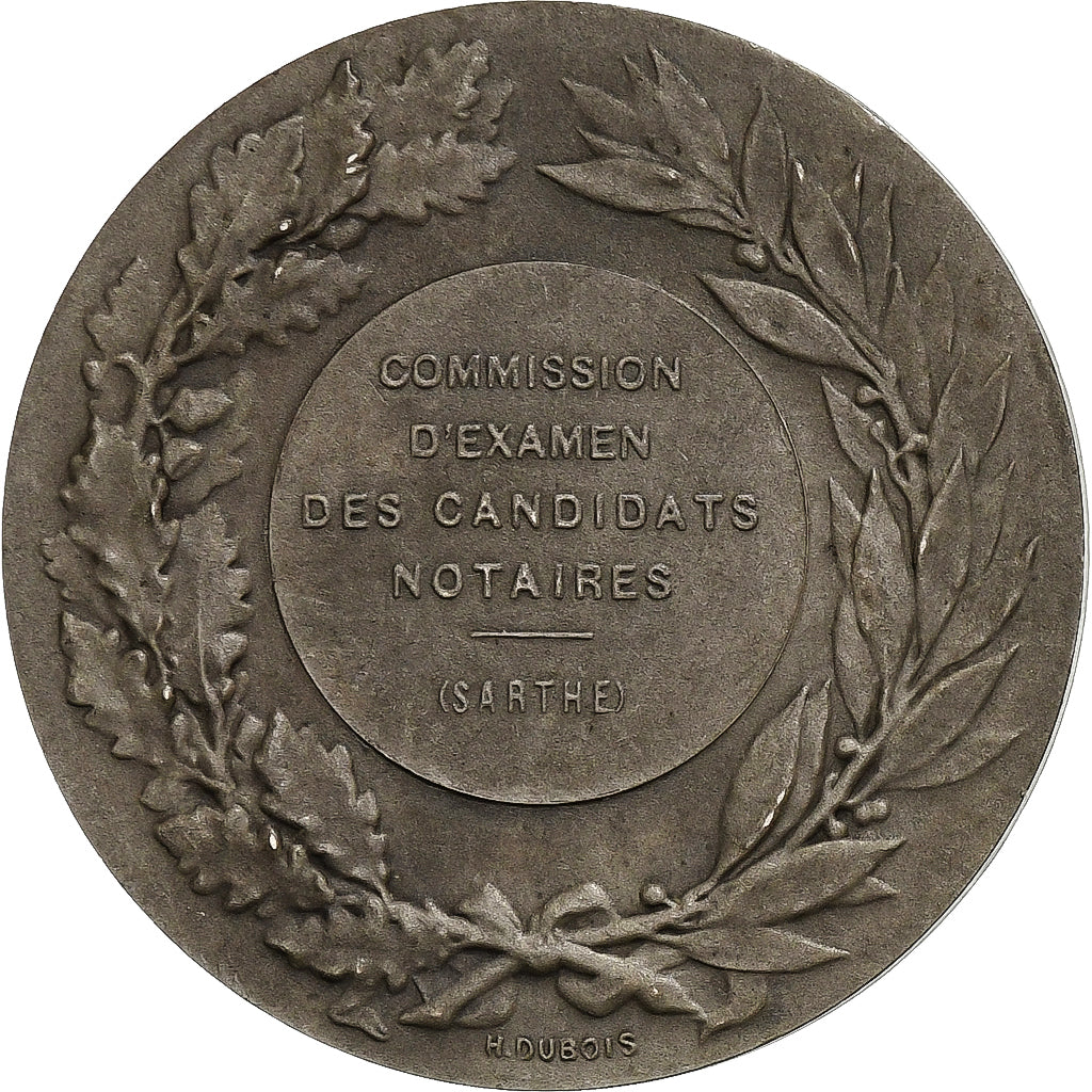 Francia, ficha, Commission d'Examen des Candidats Notaires, Sarthe, Argento