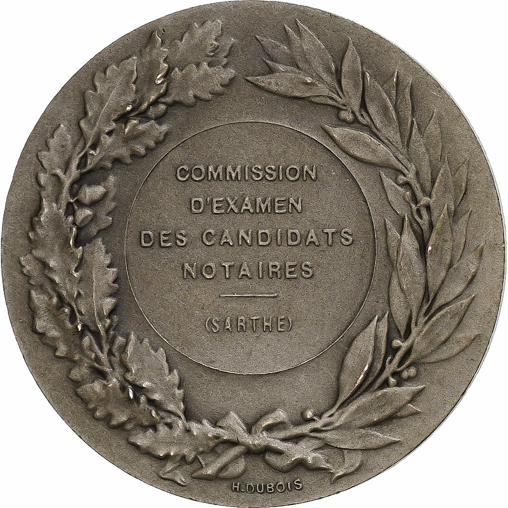 Francia, ficha, Commission d'Examen des Candidats Notaires, Sarthe, Argento