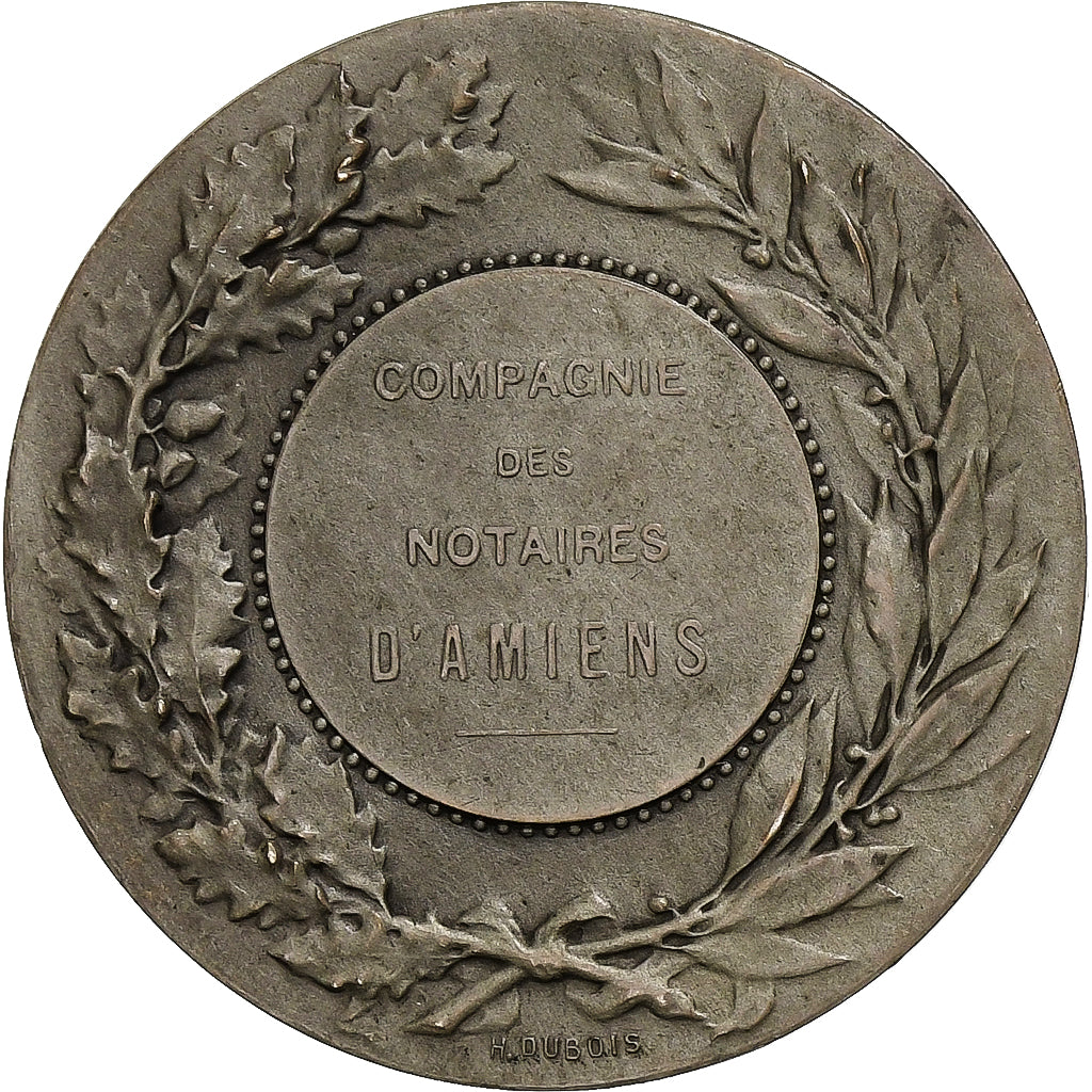 France, Jeton, Notaires de l'Arrondissement d'Amiens, Argent, SUP, Dupuis.D