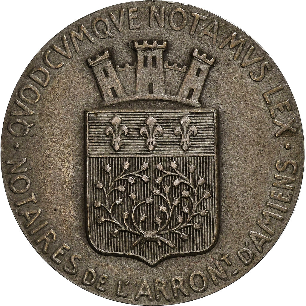 Francia, Token, Notaires de l'Arrondissement d'Amiens, Dupuis.D, SPL-, Argento