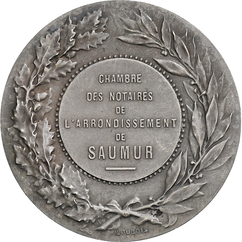 France, Token, Chambre des Notaires de l'Arrondissement de Saumur, Silver