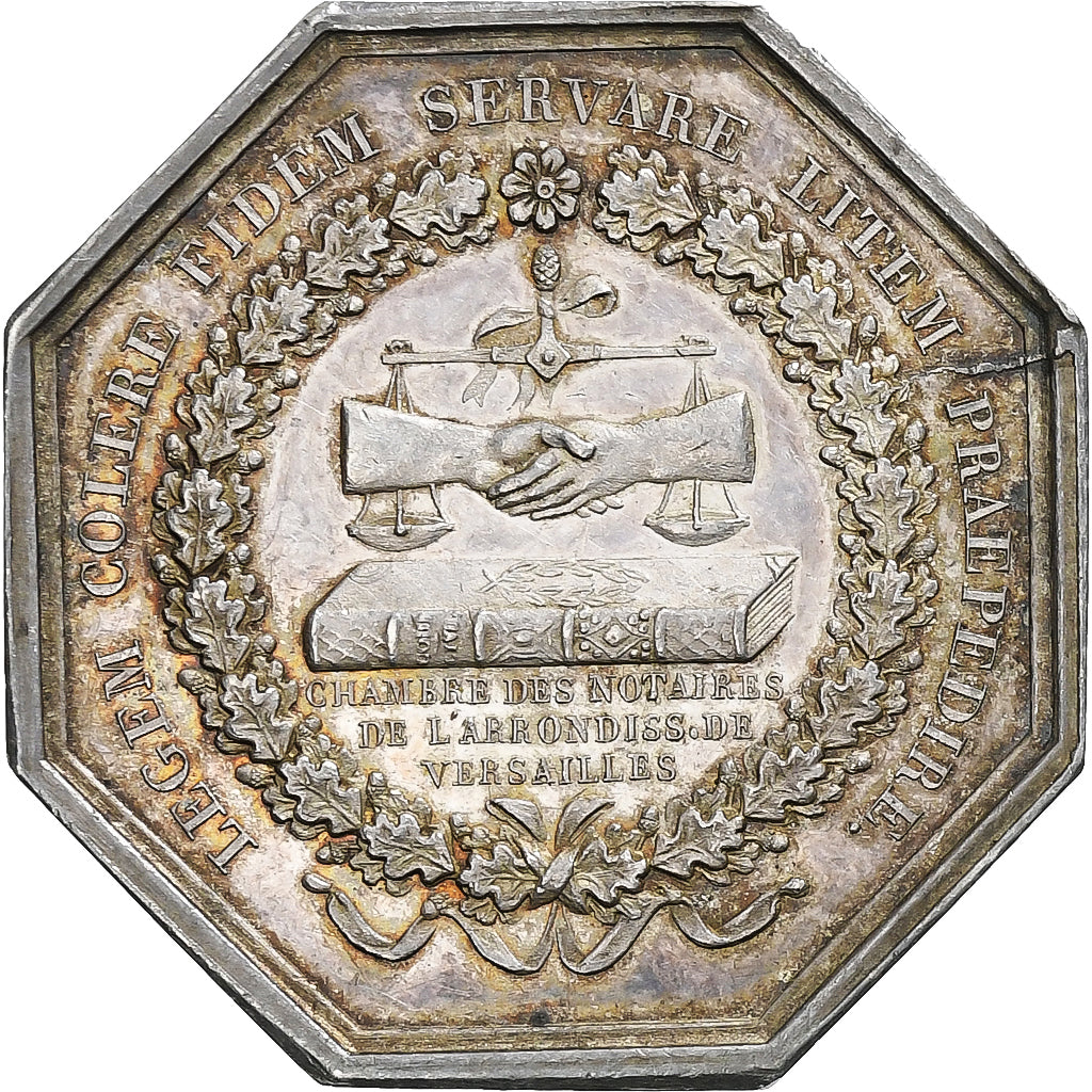 France, Token, Louis Philippe Ier, Notaires de l'Arrondissement de Versailles
