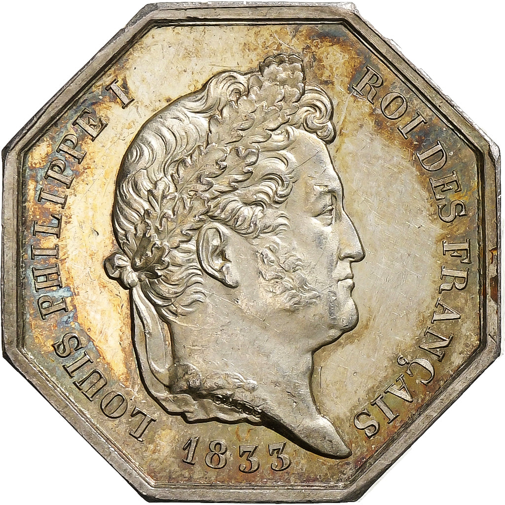 France, Token, Louis Philippe Ier, Notaires de l'Arrondissement de Pontoise