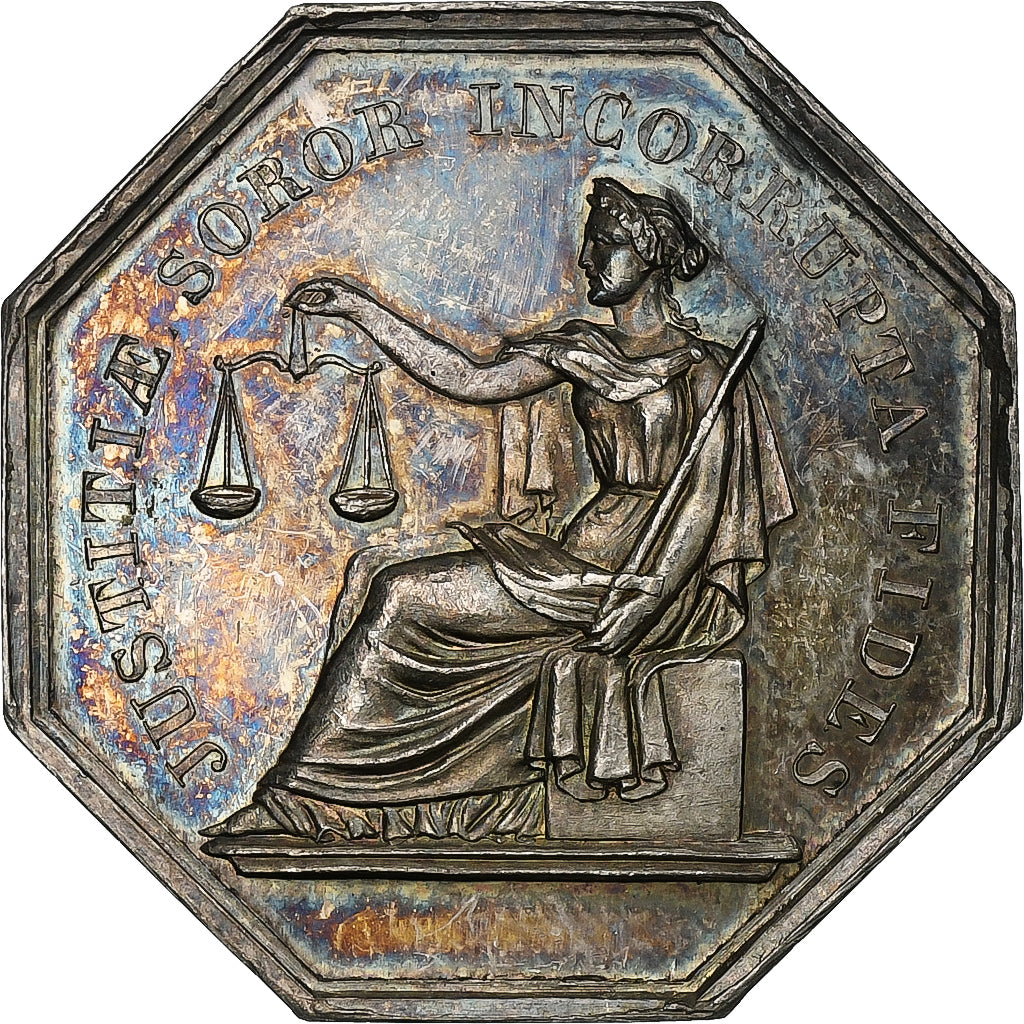 France, Token, Notaires de l'Arrondissement de Blois, Loir et Cher, Silver