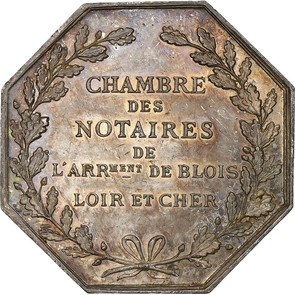 Francia, Token, Notaires de l'Arrondissement de Blois, Loir et Cher, EBC+
