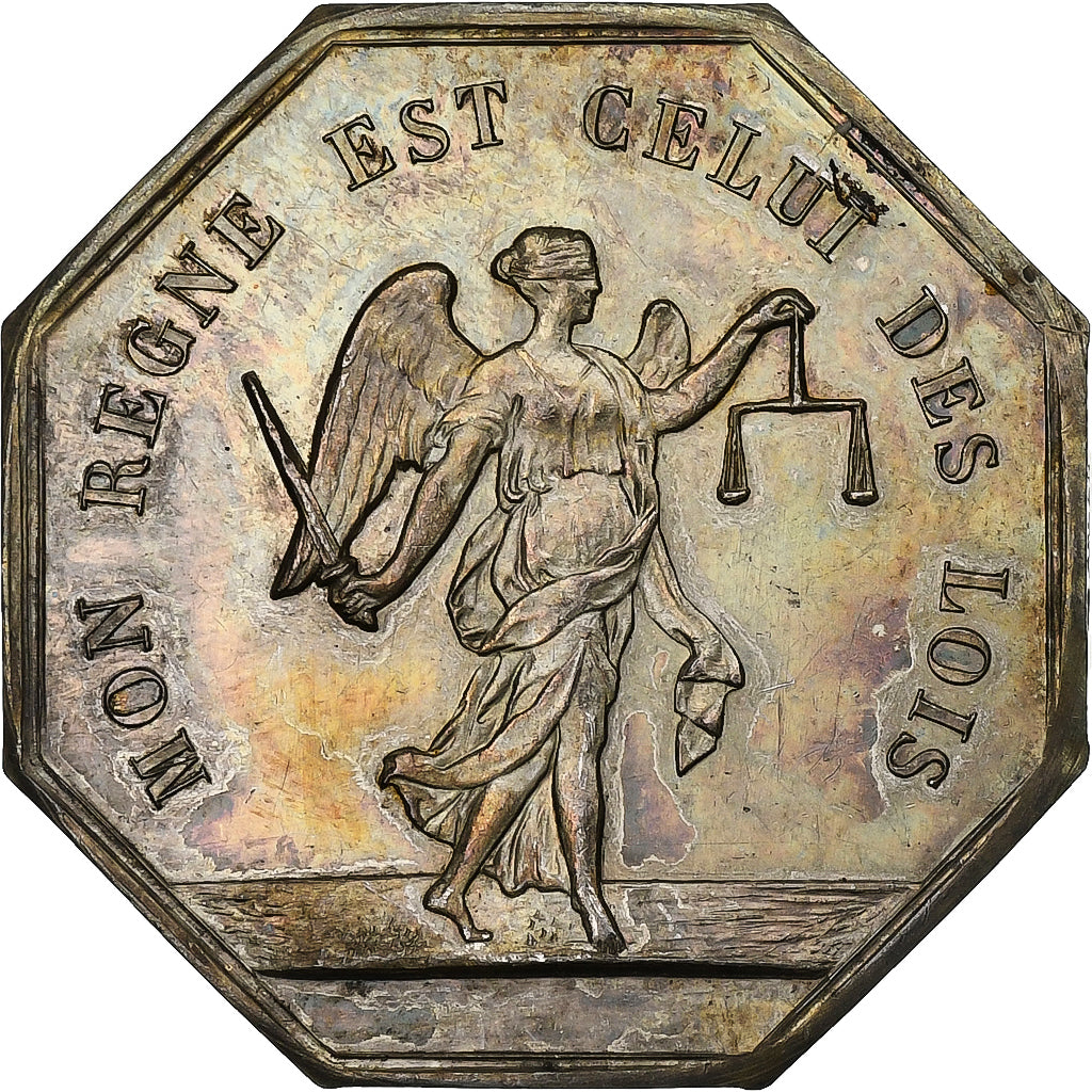 France, Jeton, Notaires de l'Arrondissement d'Yvetot, Argent, SPL, Marey