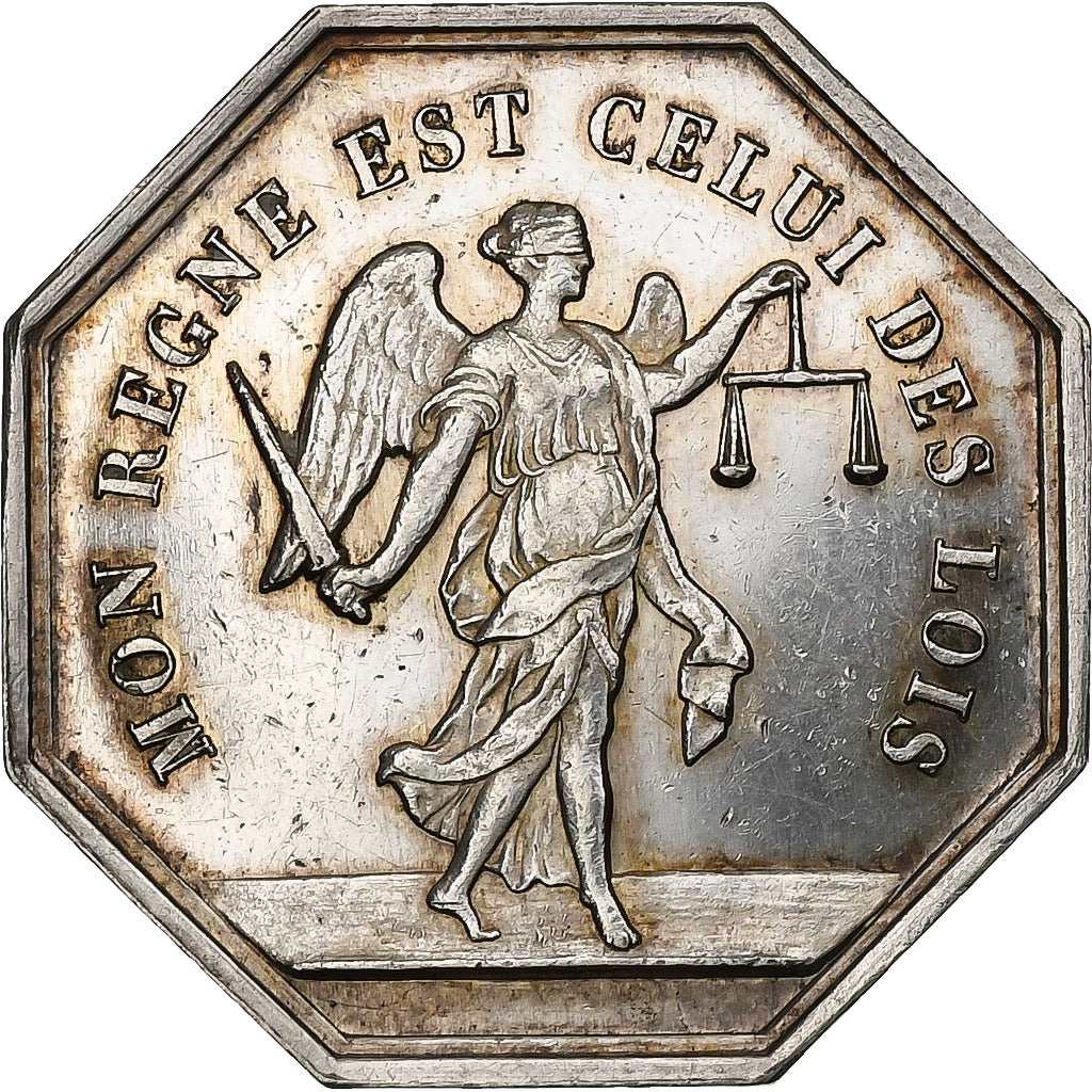 France, Jeton, Notaires de l'Arrondissement de Pont-Audemer, Eure, Argent, SUP