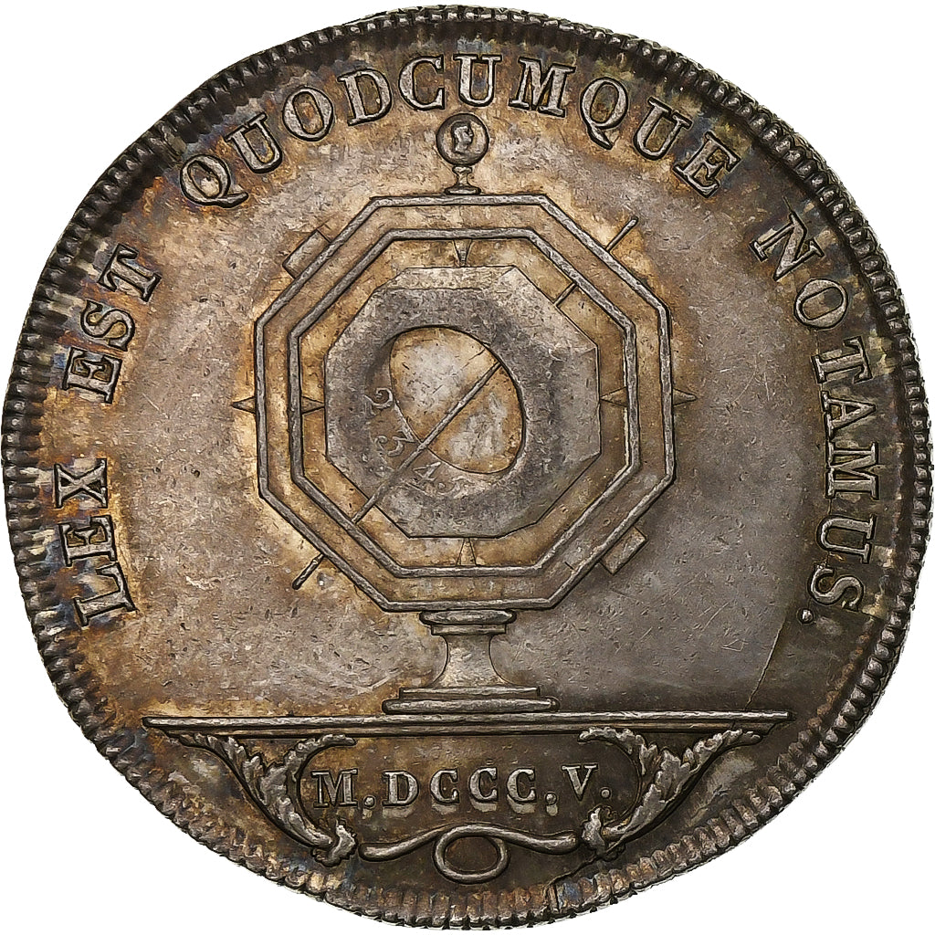 France, Médaille, Notaires de Lyon, 1805, Argent, SPL, Galle
