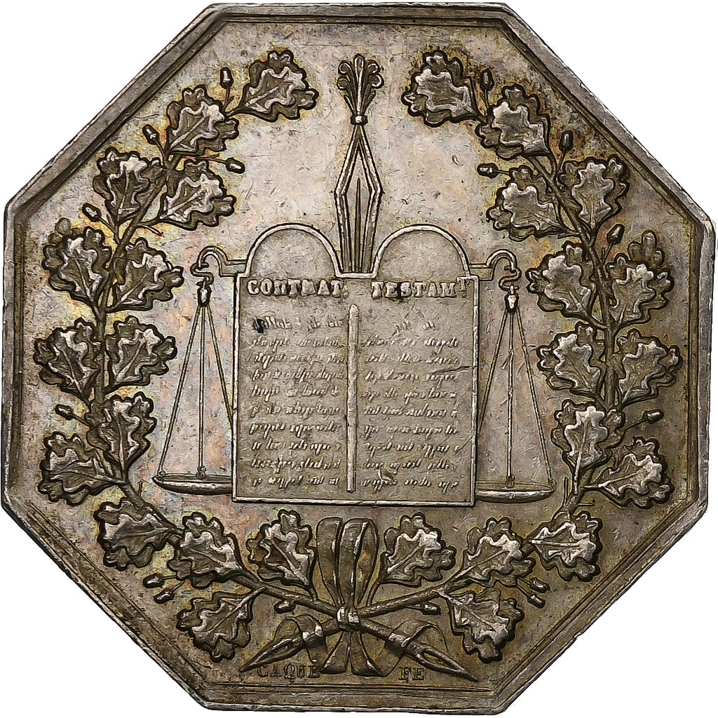 França, Token, Notaires de l'Arrondissement de Senlis, Oise, Prata, Caqué