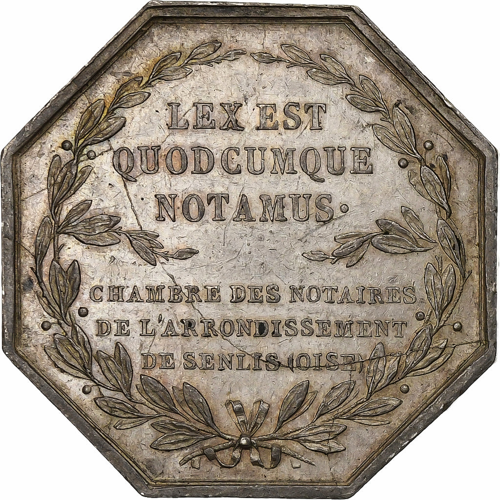 França, Token, Notaires de l'Arrondissement de Senlis, Oise, Prata, Caqué