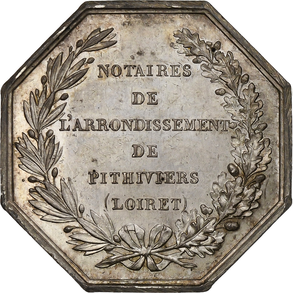 Francia, ficha, Notaires de l'Arrondissement de Pithiviers, Loiret, Argento