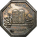France, Token, Notaires de l'Arrondissement de Clermont, Oise, 1824, Silver