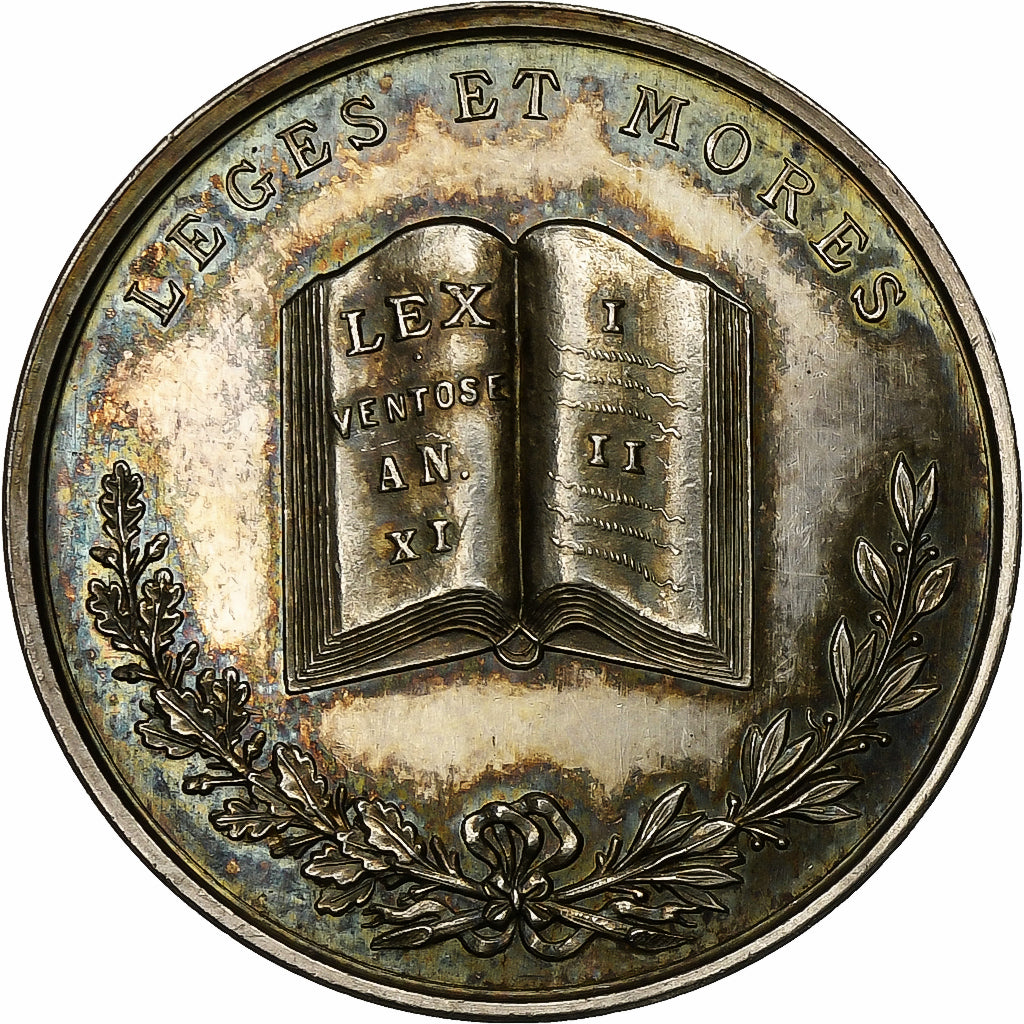 Francia, zeton, Compagnie des Notaires de Toulouse, Plata, SC, Lerouge:402