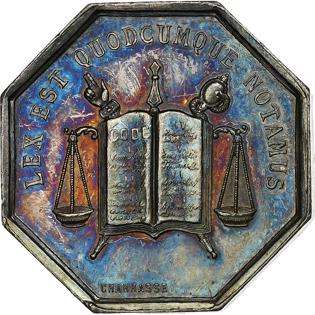 França, Token, Notaires de l'Arrondissement de Lyon, Prata, Charrasse, MS(63)