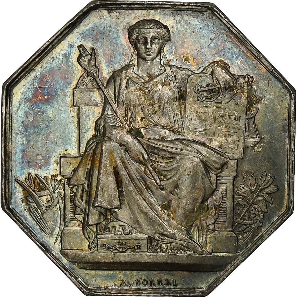 Francia, ficha, Notaires de l'Arrondissement de La Rochelle, Argento, Borrel.A