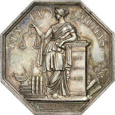 France, Token, Notaires de l'Arrondissement de Douai, 1851, Silver, Lecomte