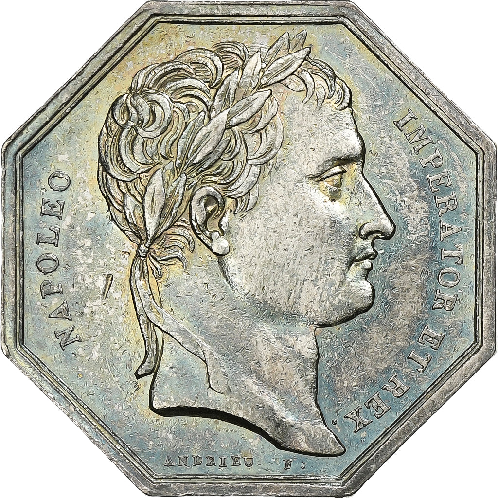 France, Jeton, Napoléon Ier, Notaires de l'Arrondissement de Laon, 1810