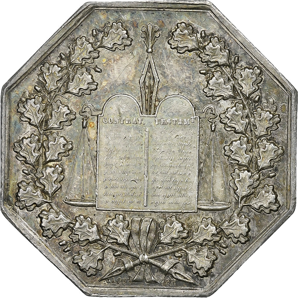 França, Token, Notaires de l'Arrondissement de Senlis, Oise, Prata, Caqué