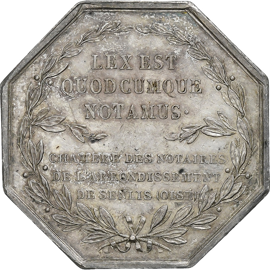 França, Token, Notaires de l'Arrondissement de Senlis, Oise, Prata, Caqué