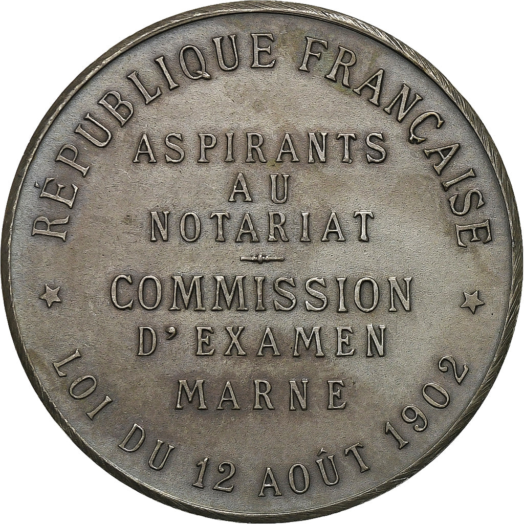 Francia, zeton, Notaires, Aspirants au Notariat, Commission d'Examen (Marne)