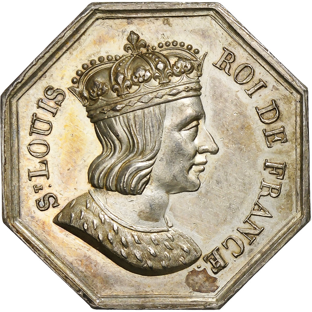 France, Token, Notaires de l'Arrondissement de Sens, Yonne, Silver, MS(60-62)