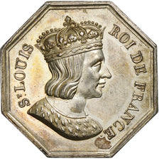 France, Token, Notaires de l'Arrondissement de Sens, Yonne, Silver, MS(60-62)