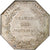 Francia, ficha, Notaires de l'Arrondissement de Vervins, 1836, Argento, Caqué