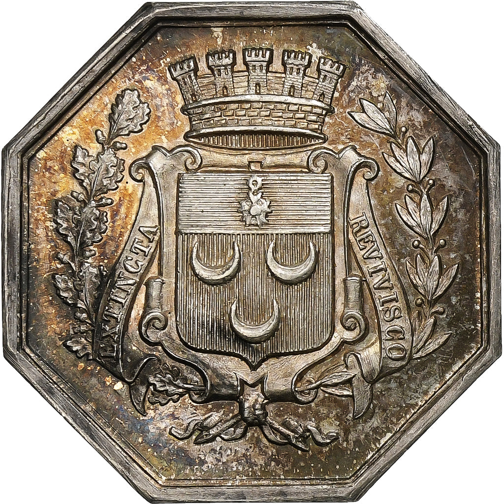 France, Token, Notaires de l'Arrondissement de Châteaudun, Silver, MS63