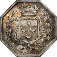 France, Token, Notaires de l'Arrondissement de Châteaudun, Silver, MS63