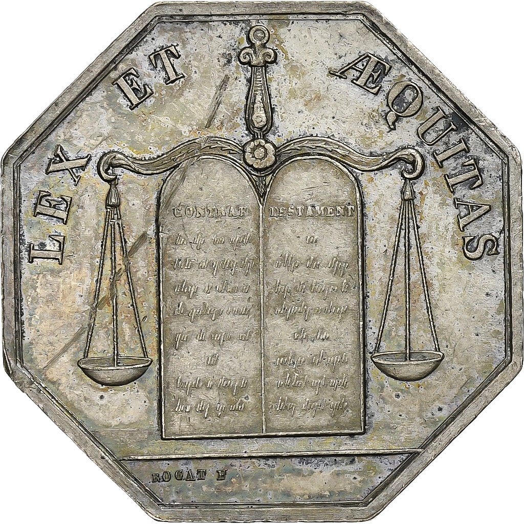 França, Token, Notaires de l'Arrondissement de Corbeil, Seine et Oise, Prata