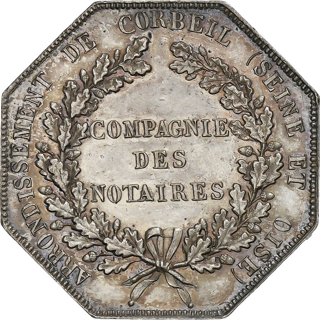 França, Token, Notaires de l'Arrondissement de Corbeil, Seine et Oise, Prata