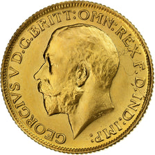 Great Britain, George V, Sovereign, 1925, London, Gold, MS(63), KM:820