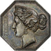 França, Token, Notaires de l'arrondissement de Troyes, 1833, Prata, Barre