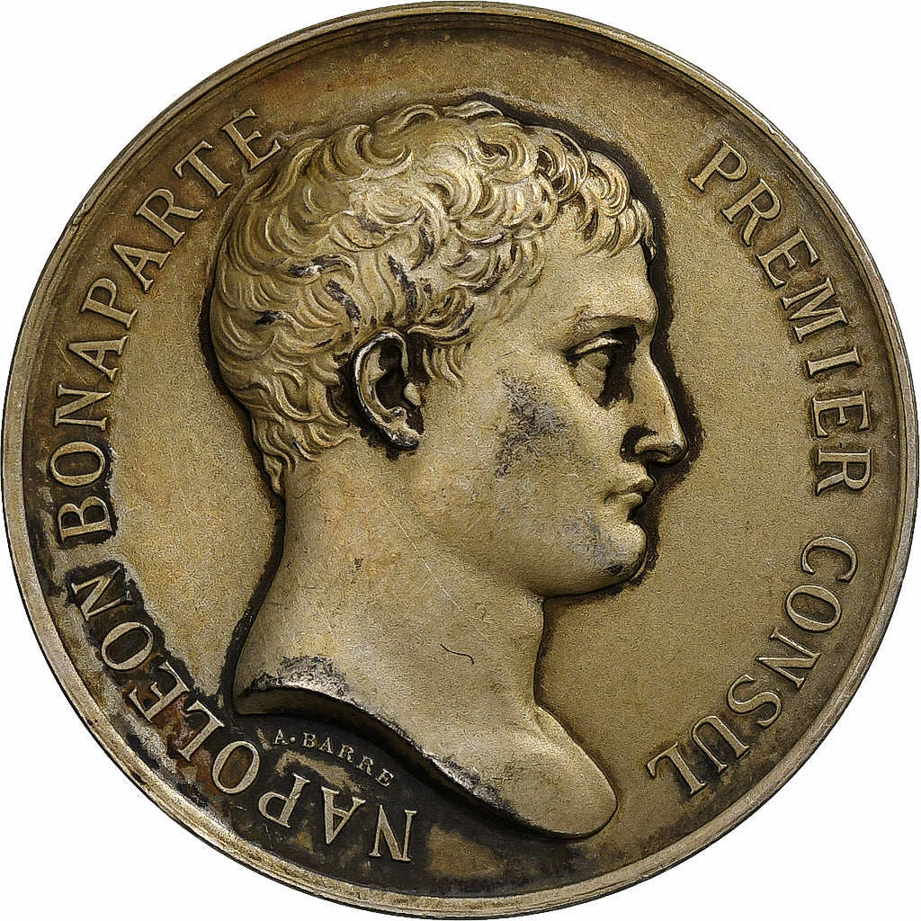 França, Token, Napoléon Bonaparte, Comité des Notaires, 1840, Prata, Barre