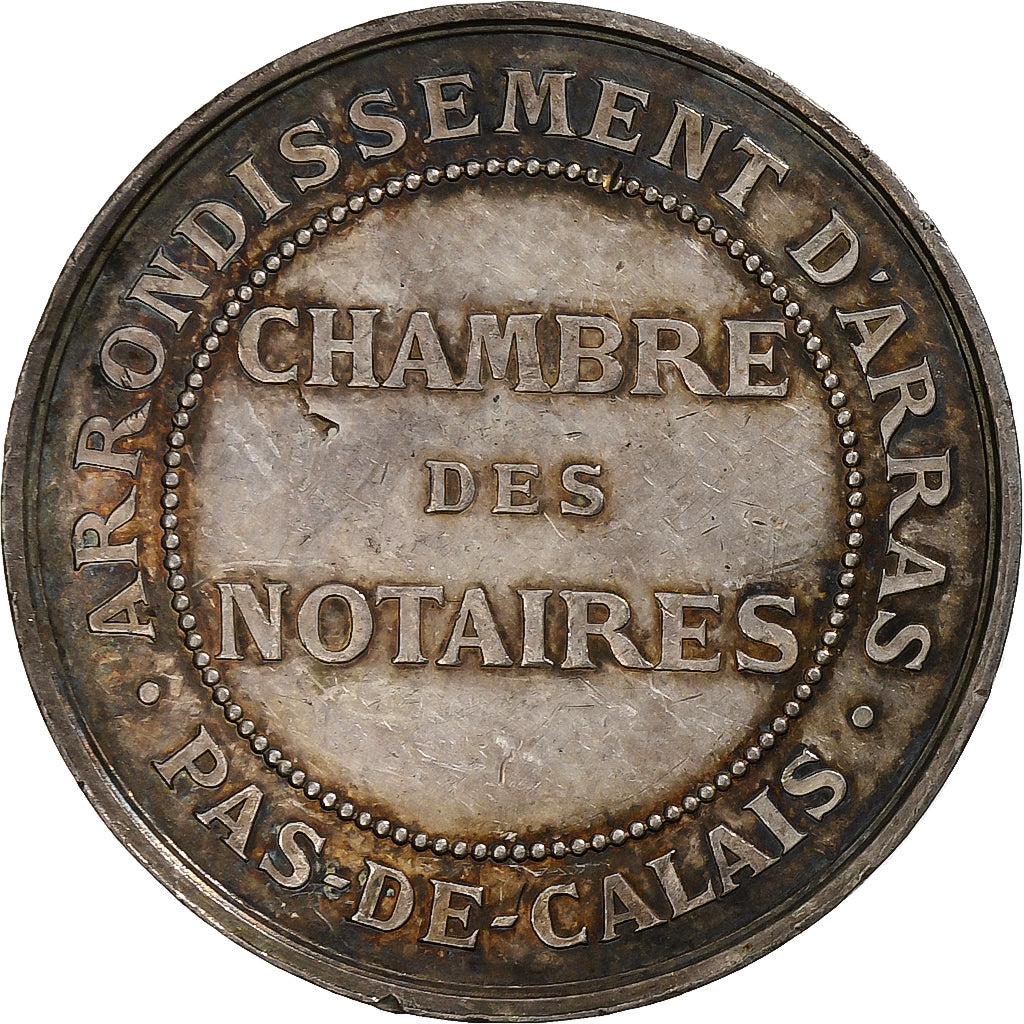 Francia, ficha, Chambre des Notaires d'Arras, Argento, Tasset, SPL-, Lerouge:20