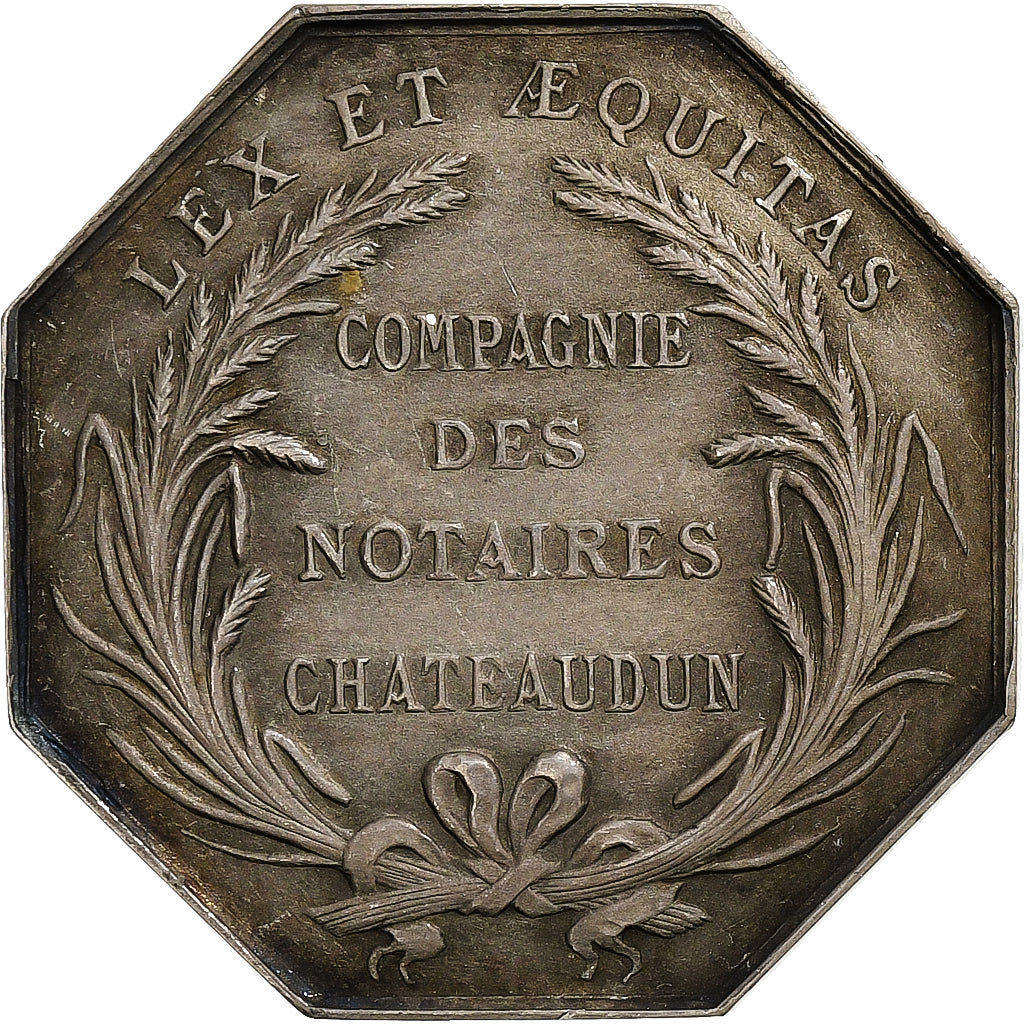 Francia, ficha, Notaires de l'Arrondissement de Châteaudun, Argento, SPL-