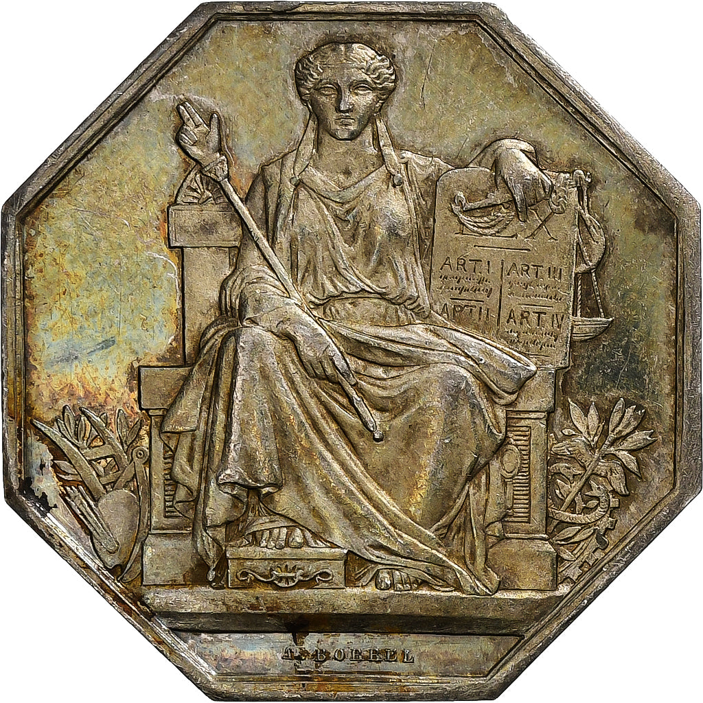 France, Jeton, Cour d'Appel de Rouen, Argent, SPL, Borrel, Lerouge:463