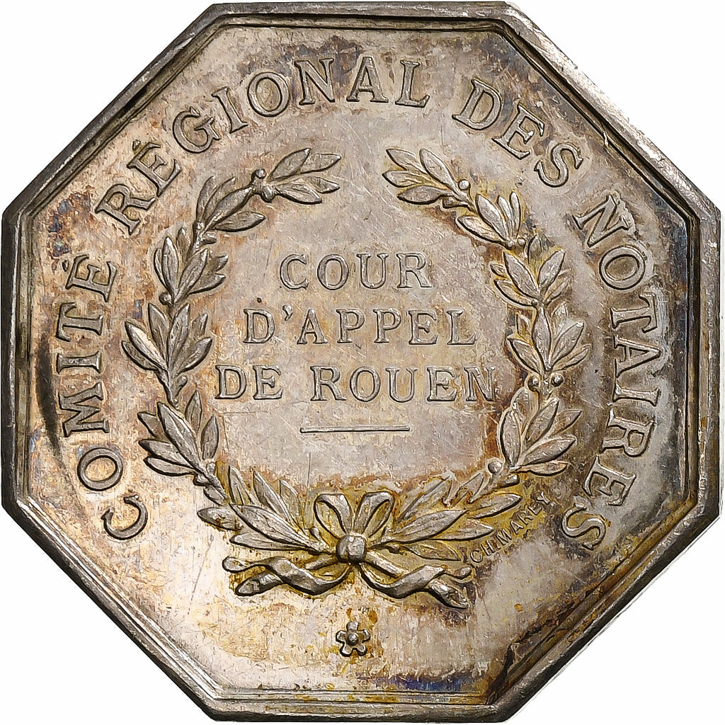 France, Jeton, Cour d'Appel de Rouen, Argent, SPL, Borrel, Lerouge:463