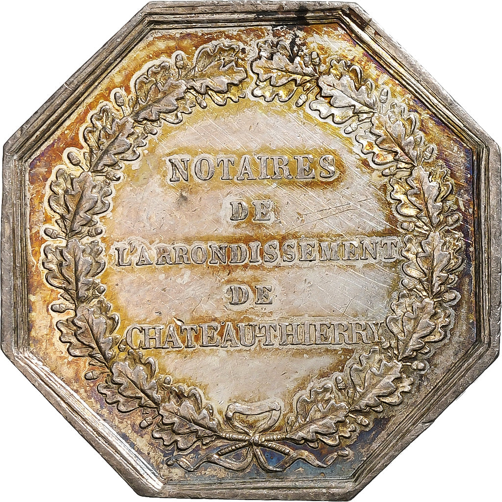 France, Token, Arrondissement de Château-Thierry, Silver, Dubois, MS(60-62)