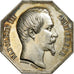 France, Token, Napoléon III, Notaires de l'Arrondissement de Pontoise, Silver