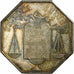 France, Jeton, Notaires de Pontoise, 1877, Argent, SUP+, Borrel, Lerouge:339