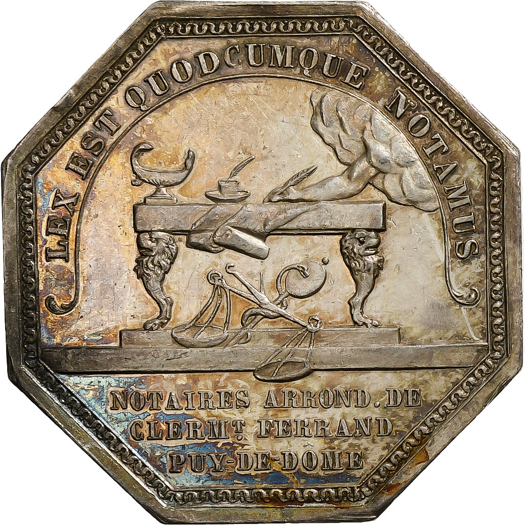 Francia, ficha, Napoleon I, Notaires de l'Arrondissement de Clermont-Ferrand