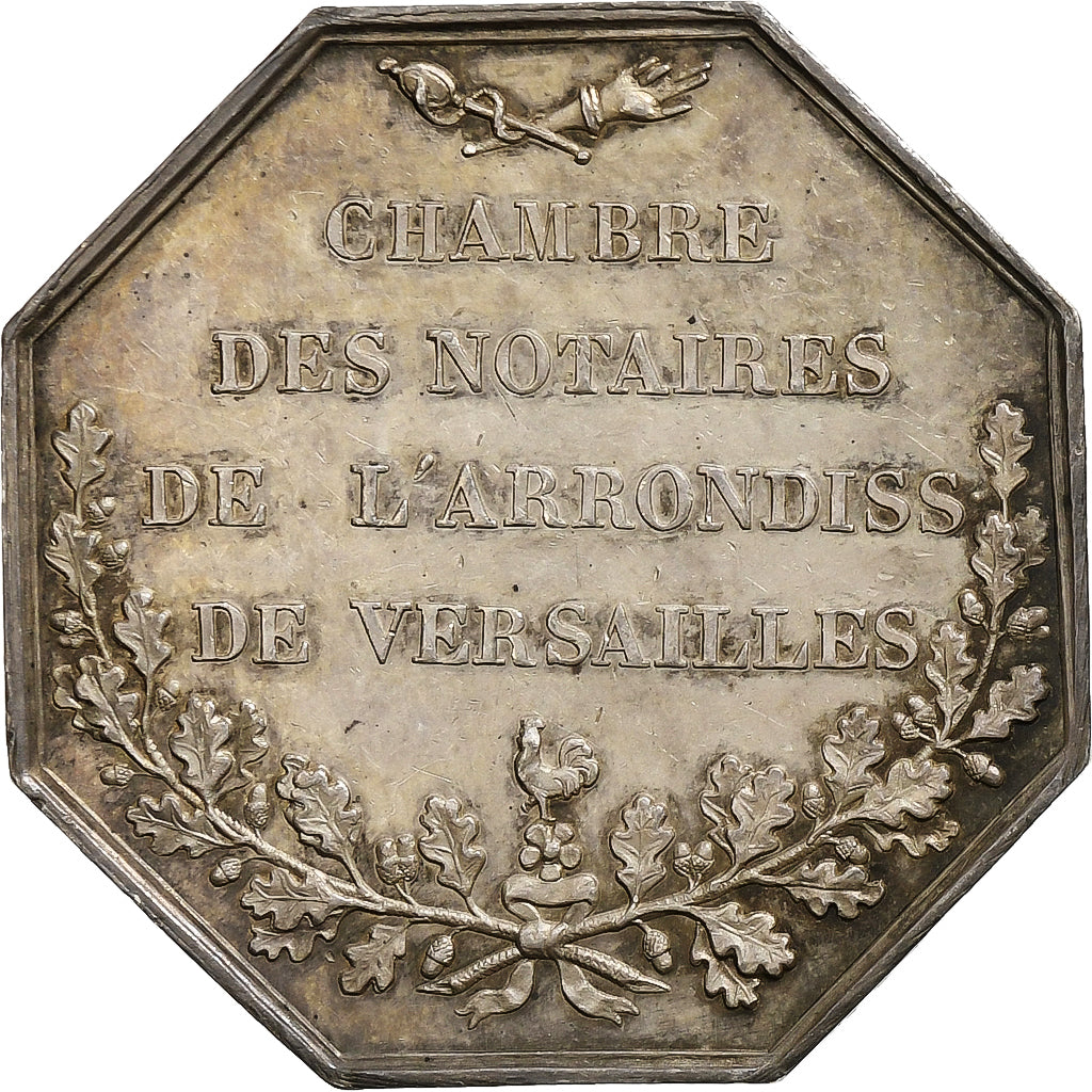 Francia, zeton, Napoléon III, Notaires de l'Arrondissement de Versailles