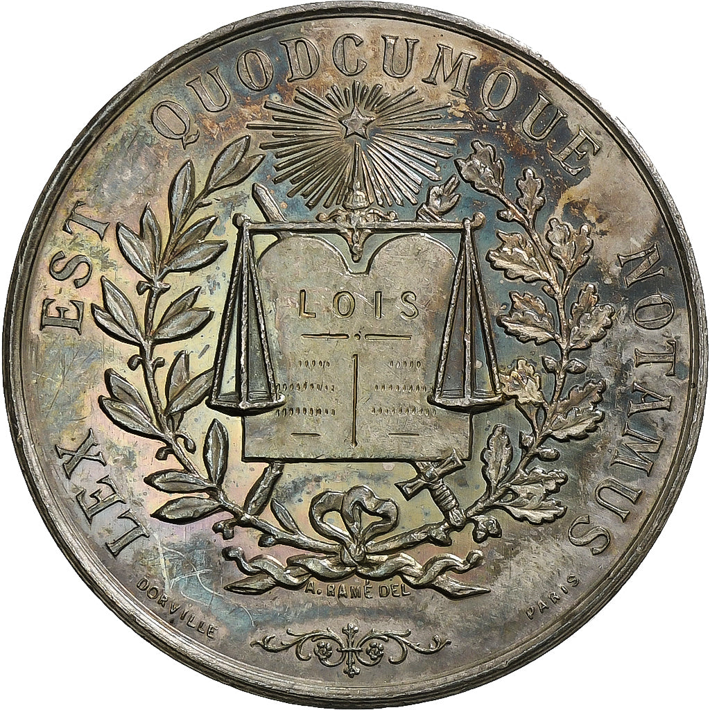 France, Token, Notaires de l'arrondissement de Neufchâtel, Silver, Dorville