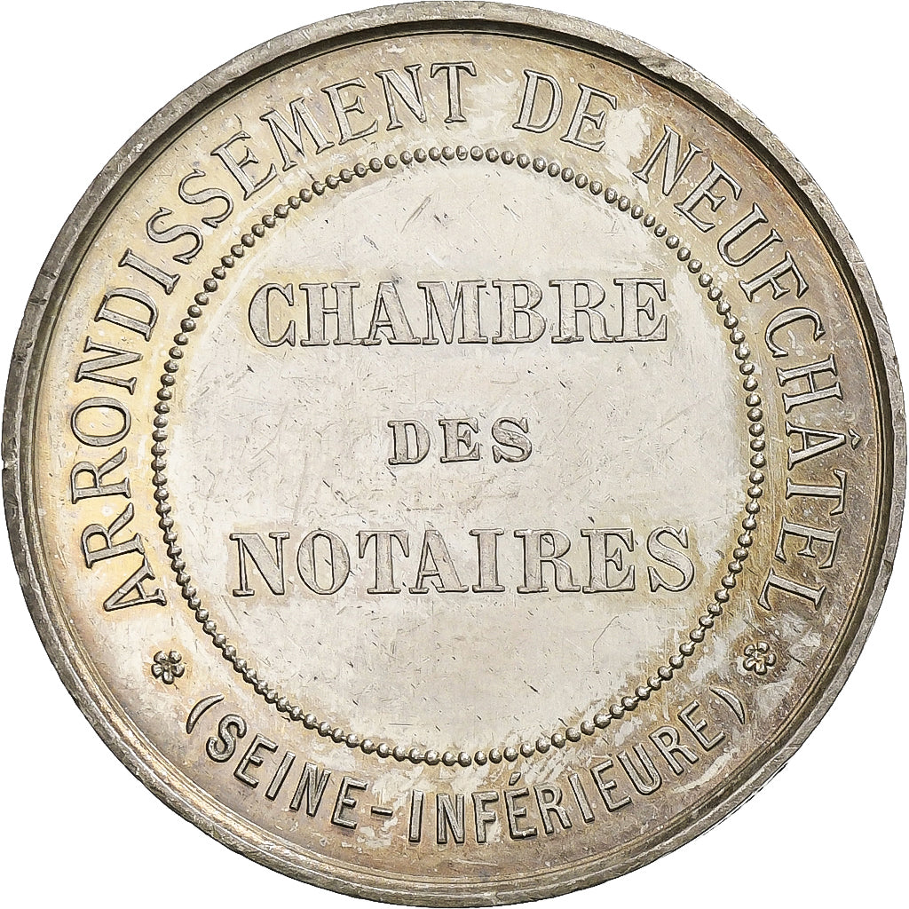 France, Token, Notaires de l'arrondissement de Neufchâtel, Silver, Dorville