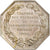 Francia, zeton, Chambre des Notaires d'Evreux, Plata, Brasseux, EBC