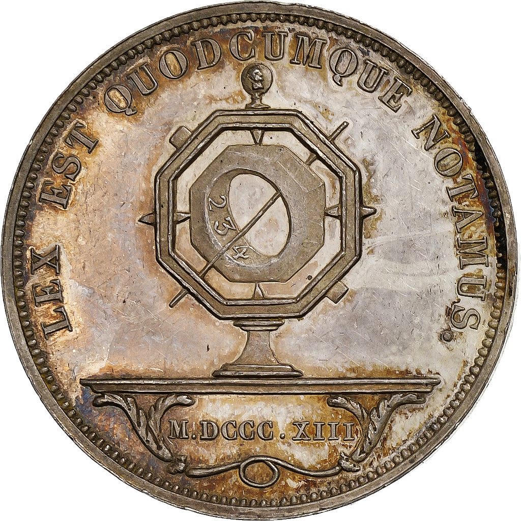 Francia, ficha, Notaires de l'Arrondissement de Saint-Etienne, 1813, Argento