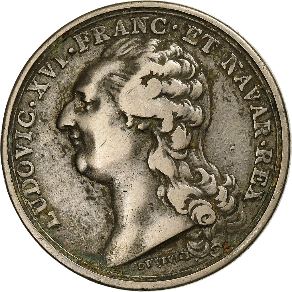 France, Médaille, Louis XVI, Académie Royale de Peinture et Sculpture de