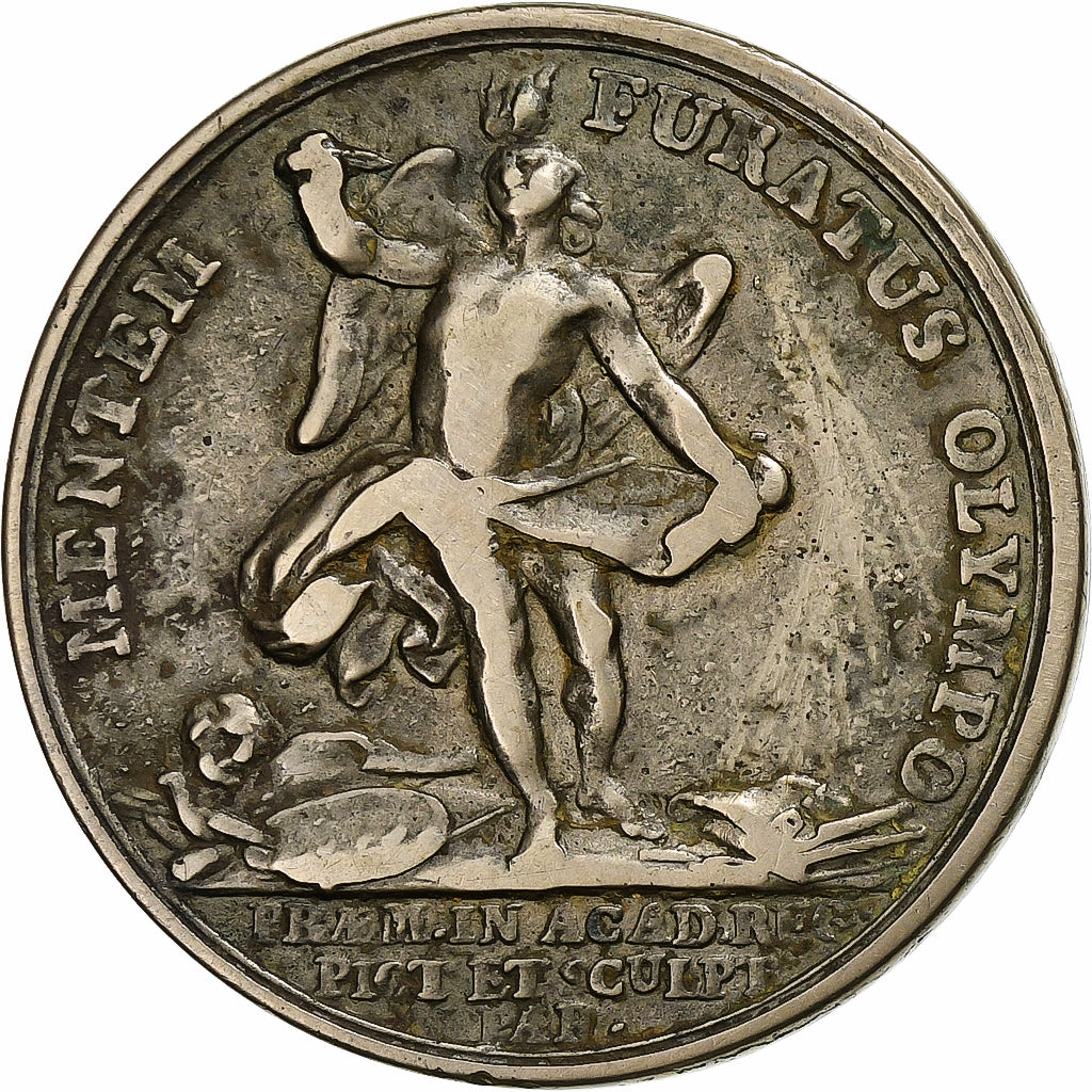 France, Médaille, Louis XVI, Académie Royale de Peinture et Sculpture de